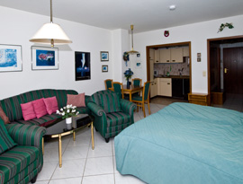 Ferienwohnung Appartment 5 - Wohnzimmer